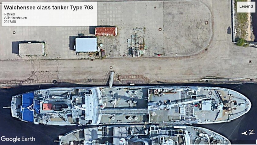 Walchensee class tanker Type 703 Wilhelmshaven 2017