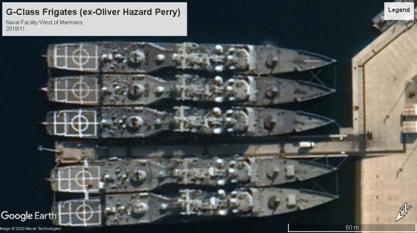 G class frigates (ex USN OHP class) Marmaris 2018