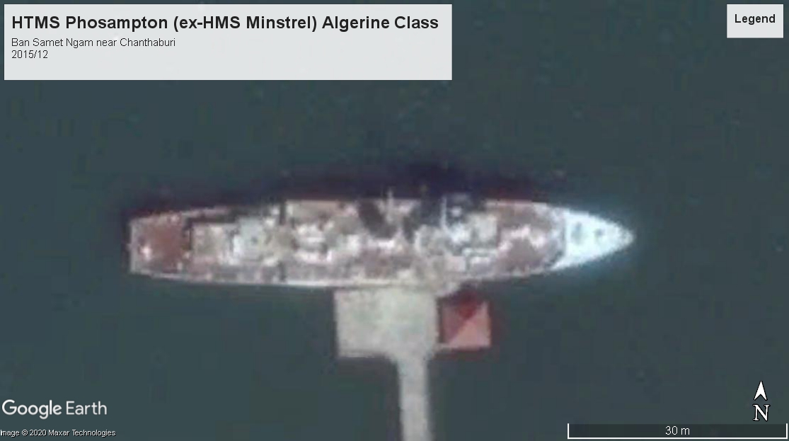 HTMS Phosampton Algerine class Ban Samet Ngam 2015