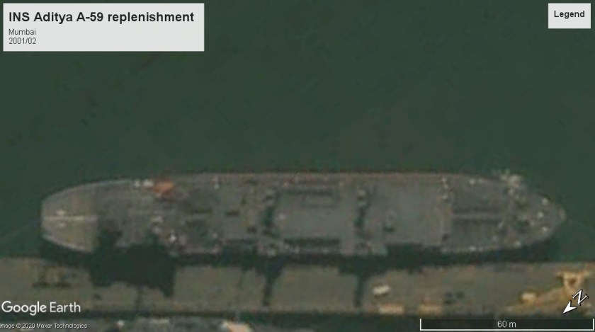 INS Aditya A-59 AOR Mumbai 2001