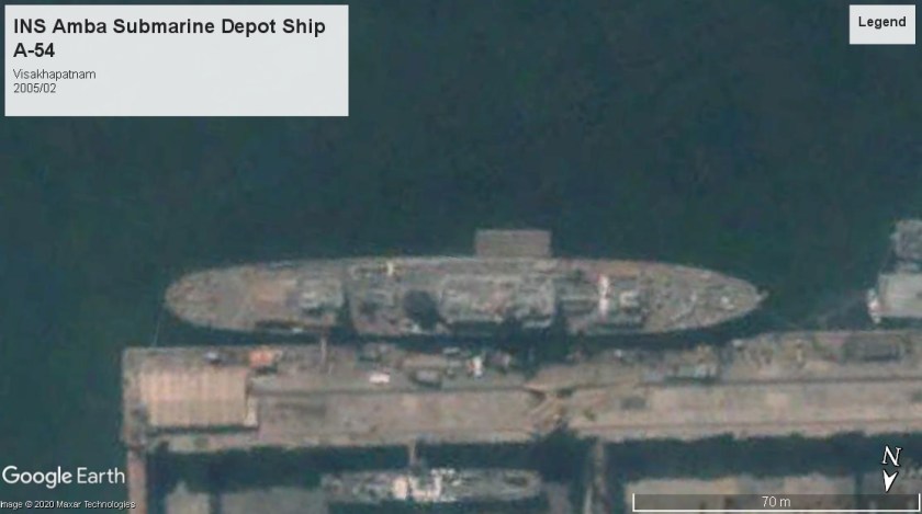 INS Amba A-54 Visakhapatnam 2005
