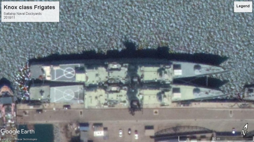 knox class FFGs Sattahip thailand 2018