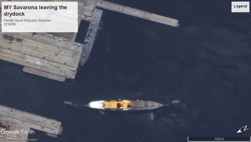 MY Savarona presidential yacht Istambul 2016