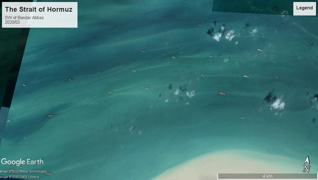 Strait of Hormuz general view 2020