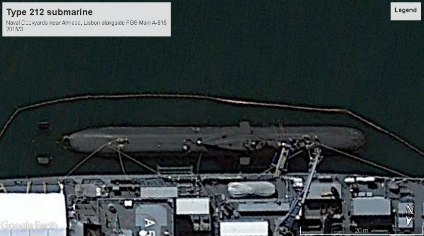 Type 212 German sub Lisbon 2015