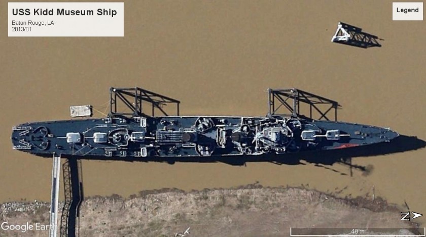 USS Kidd museum ship Baton Rouge 2013