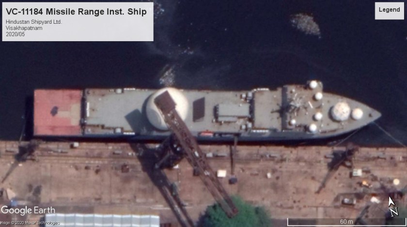 VC-11184 Indian Missile Inst. Ship Visakhapatnam 2020