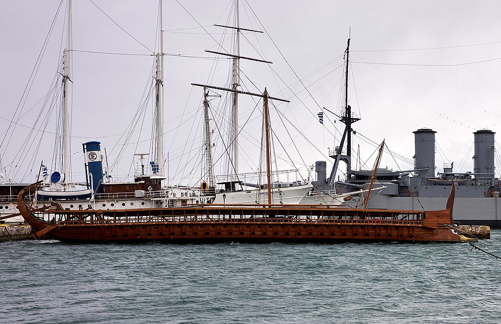 This image has an empty alt attribute; its file name is athenian_trireme_olympias_on_23_february_2019-1.jpg