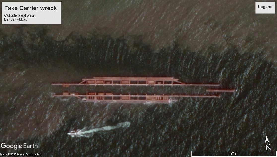 FakeUScarrierwreckBandar Abbas2020-08