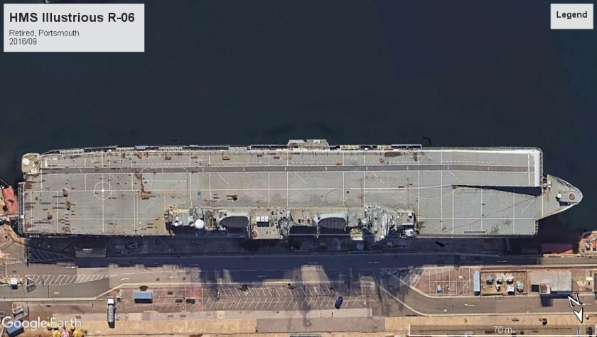HMS Illustrious R06 Portsmouth 2016