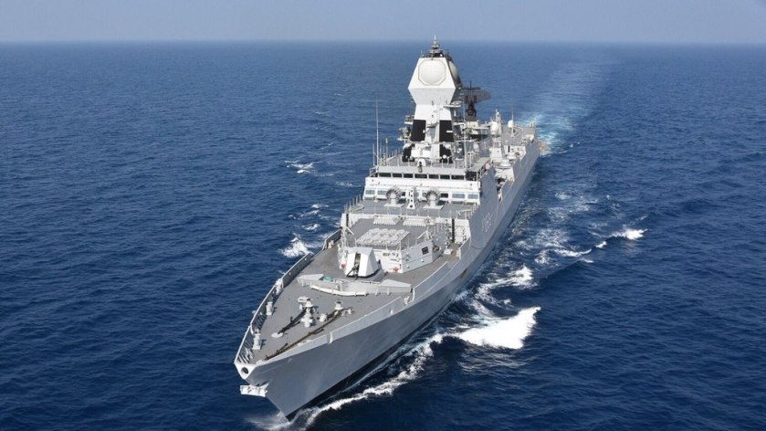 INS_Koklata_during_Konkan_Naval_Exercise