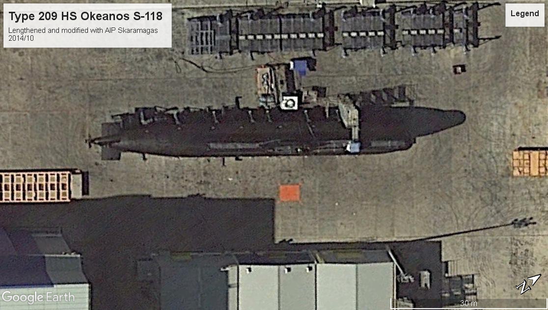 Type 209 Okeanos S-118 Skaramagas 2014