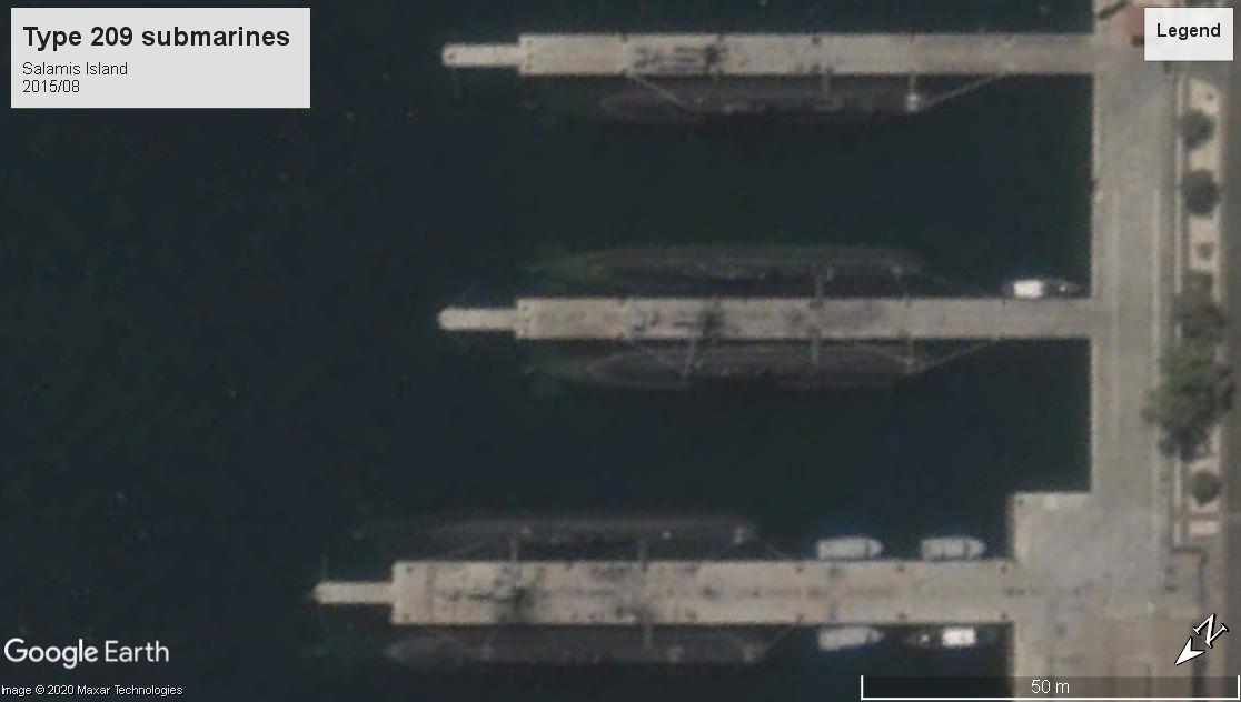 Type 209 Submarines Salamis 2015
