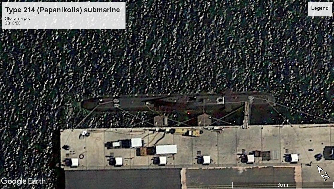 Type 214 Papanikolis class SS Skaramagas 2018