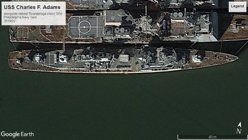 USS Charles F. Adams Philadelphia 2019