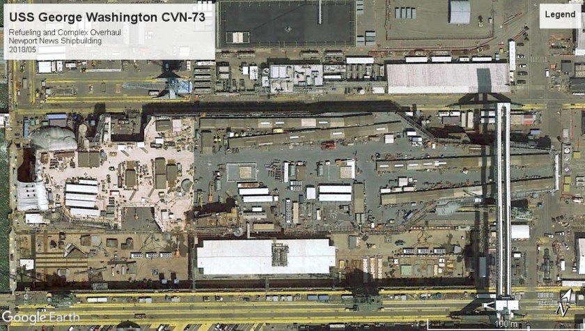 USS George Washington CVN-73 Newport News 2018