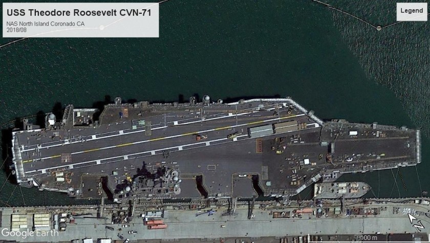 USS Theodore Roosevelt CVN-71 Coronado 2018