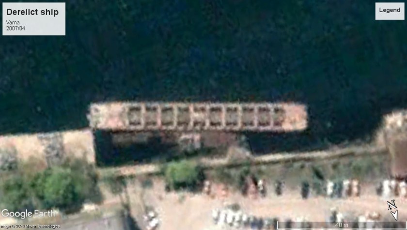 Derelict ship Varna 2007
