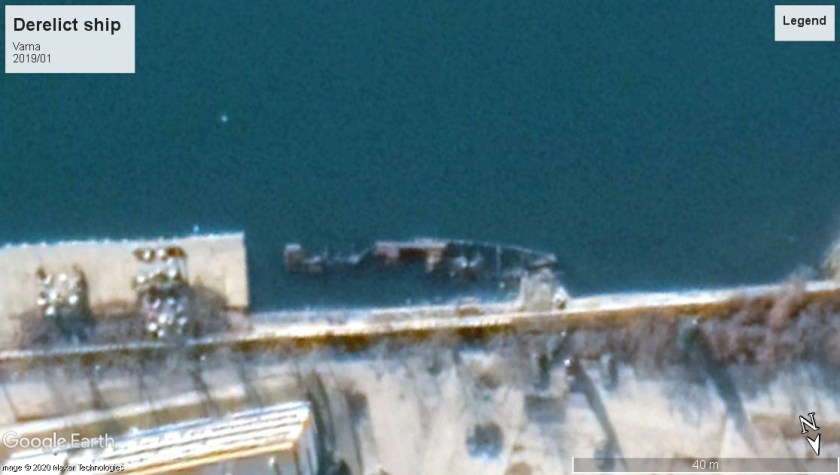 Derelict ship Varna 2019