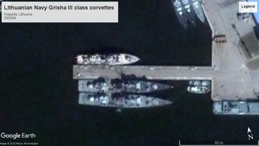 Lithuanian Navy Grisha III class corvettes Klaipėda 2003