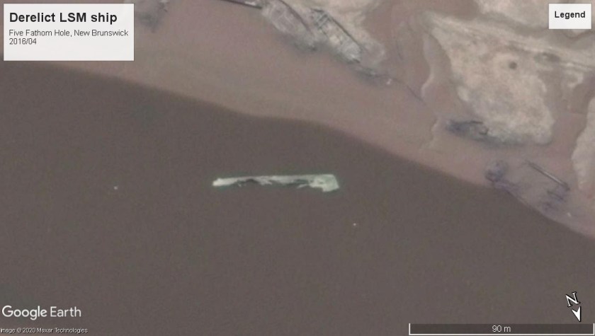 LSM derelict A - Five Fathom Hole NB 2016