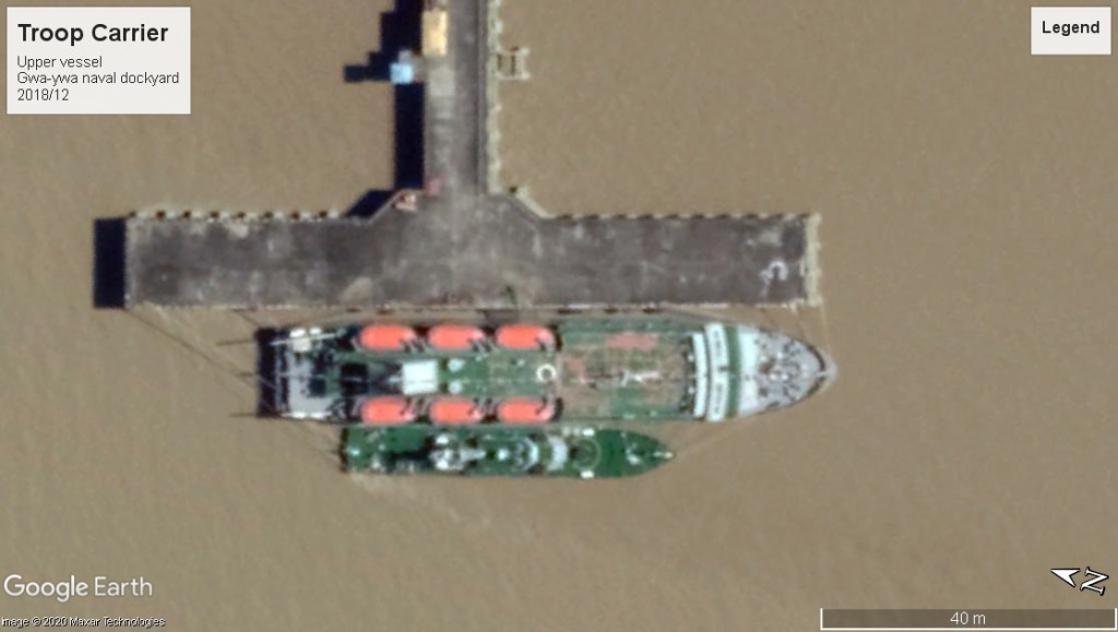 This image has an empty alt attribute; its file name is myanmar-navy-troop-carrier-gwa-ywa-2018.jpg