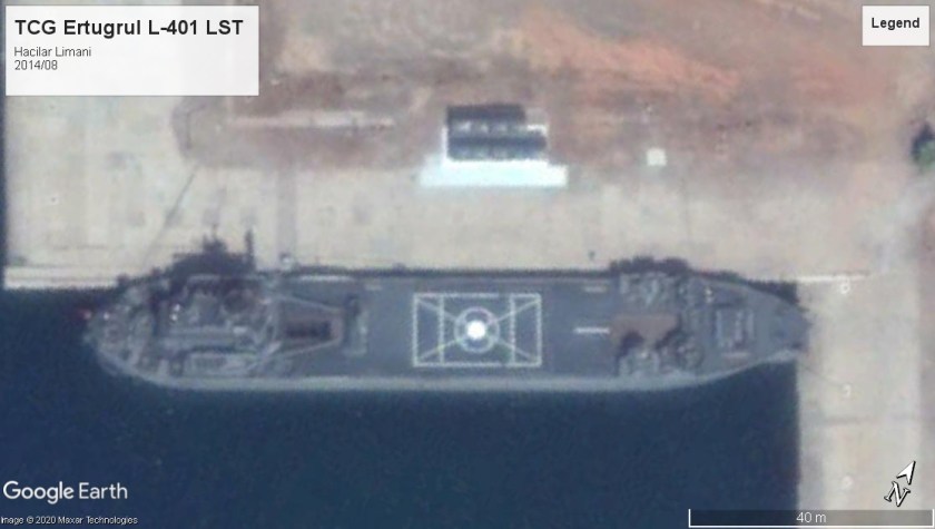 TCG Ertugrul L-401 Hacilar Limani 2014