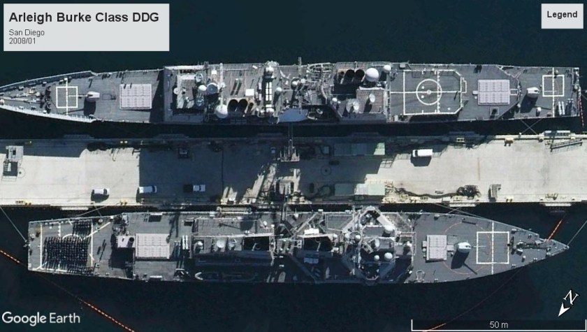 Arleigh Burke Class DDs San Diego 2008FLI