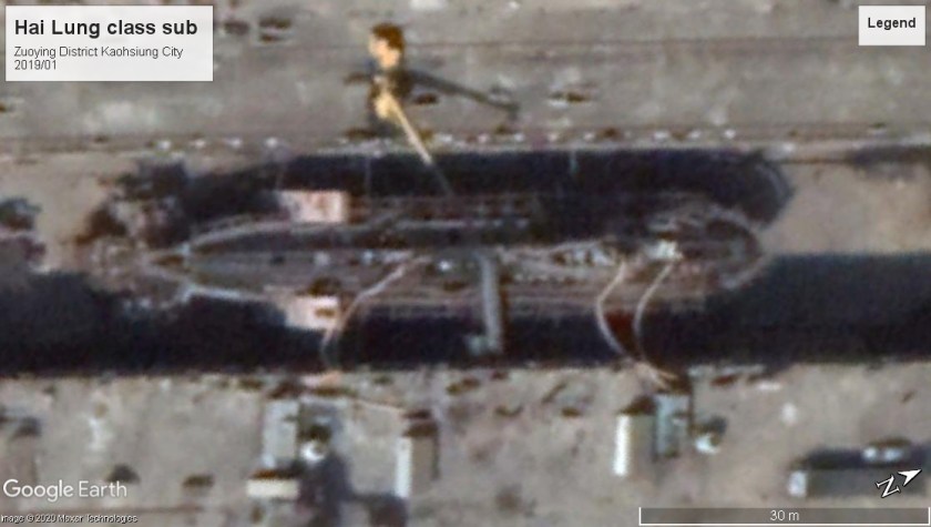 Hai Lung class sub Zuoying drydock 2019
