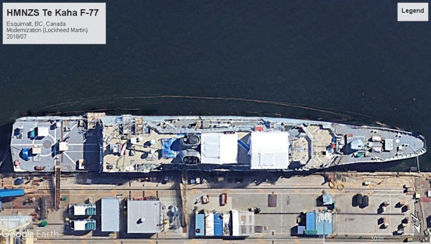 HMNZS Te Kaha (F77) Esquimalt 2018
