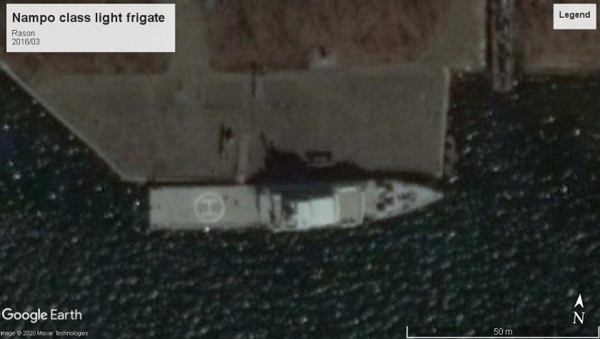 Nampo class Light frigate 2016 Rason North Korea