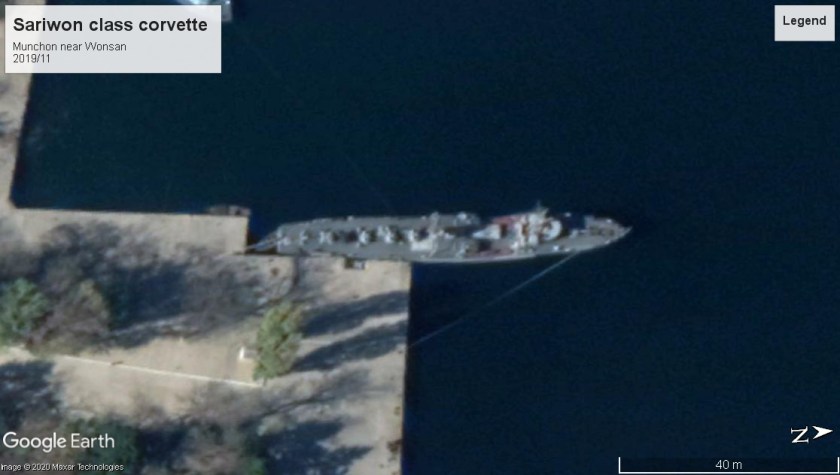 Sariwon class corvette Wonsan North Korea 2019