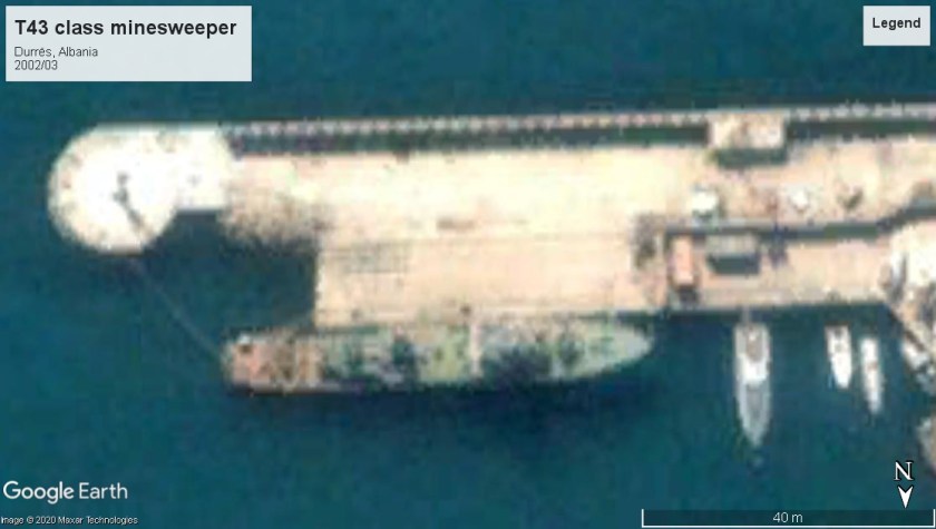T-43 minesweeper Durres, Albania 2002