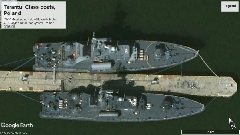 Tarantul class ORP Metalowiec and Rolnik Gdynia poland 2008