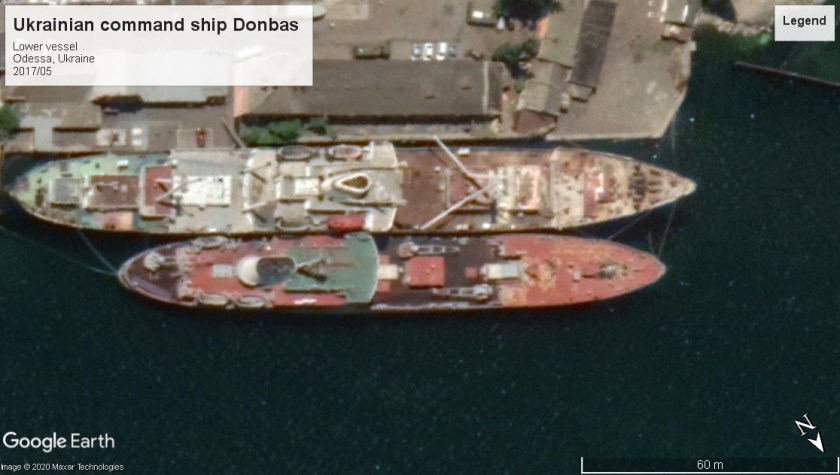Ukrainian command ship Donbas 2019 Odessa