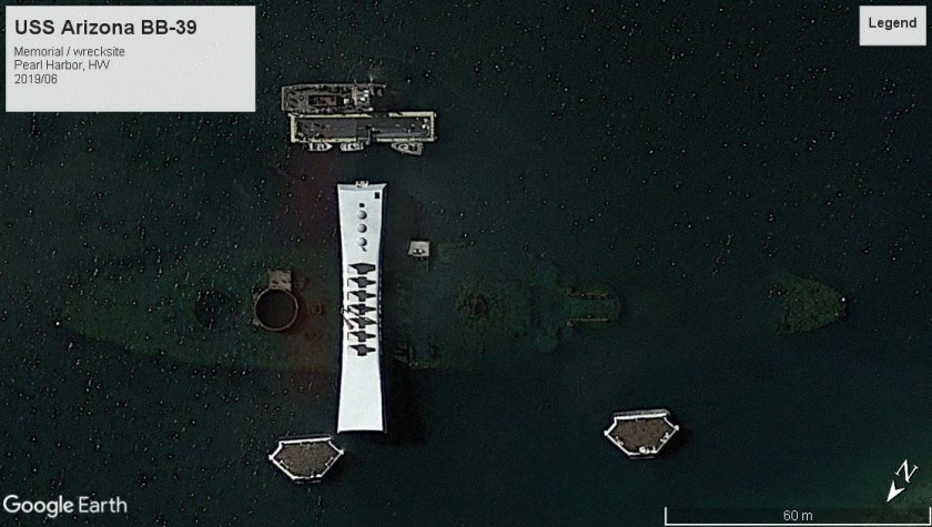 USS Arizona wreckmemorial BB-39 Pearl Harbor 2019