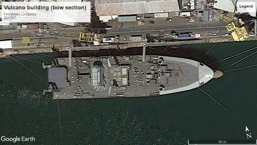 Vulcano BOW A5335 La Spezia building AOR 2017