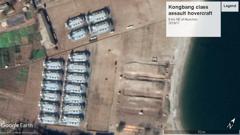 Kongbang class hovercraft Munchon 2019