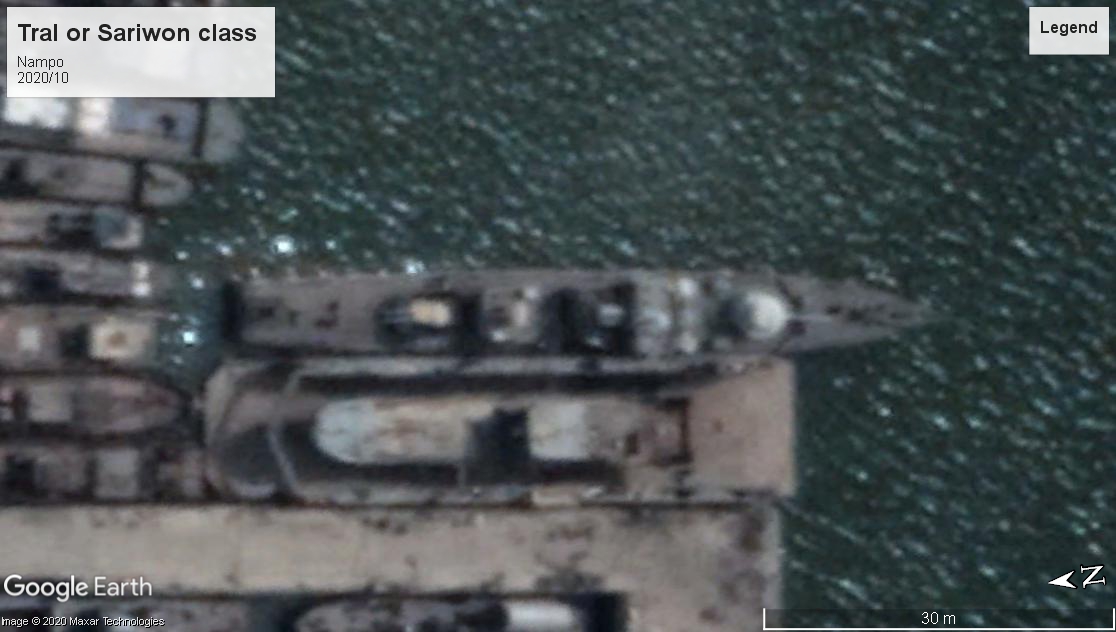 Sariwon class corvette or Tral Nampo 2020