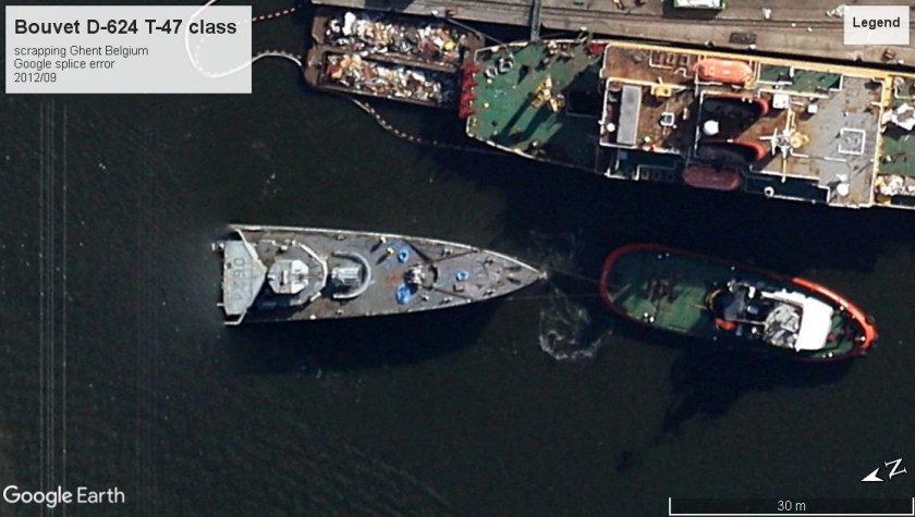 Bouvet D-624 scrapping Ghent Belgium 2012
