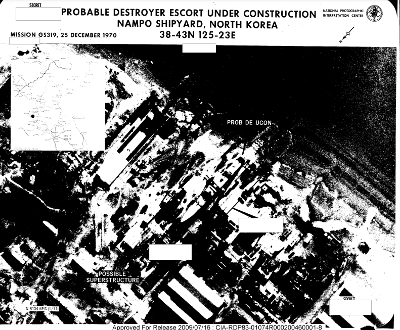 DE construction NAMPO NK CIA report 1970