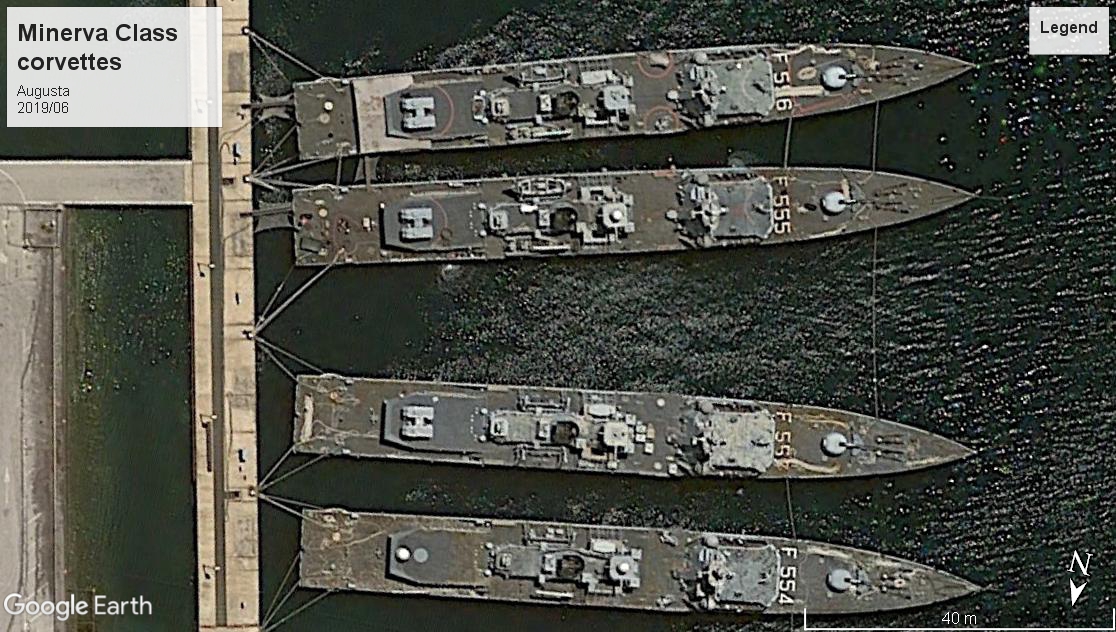 Minerva corvettes Augusta 2019