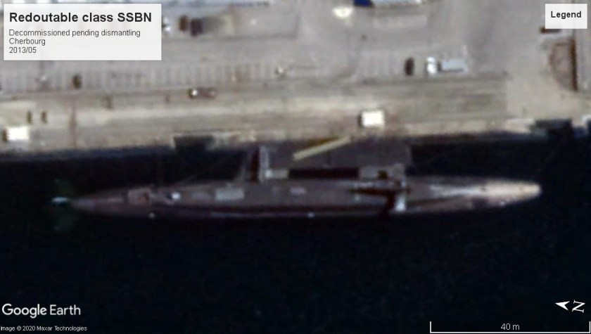 Redoutable SSBN decommed Cherbourg 2013