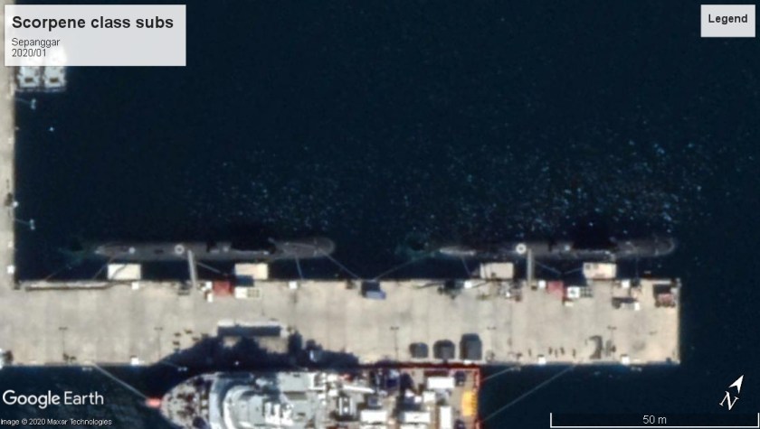 Scorpene class subs Sepanggar 2020