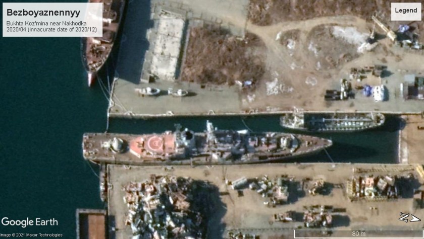 Bezboyaznennyy Nakhodka scrapping 2020