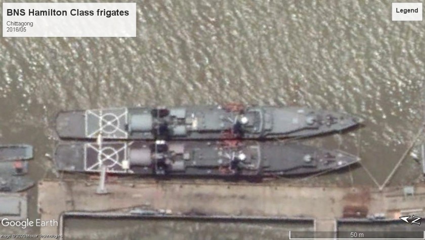 BNS hamilton class frigates Chittagong 2016