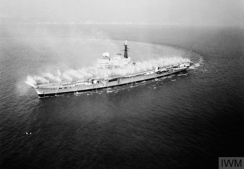 HMS Hermes prewetting 1961 IWM