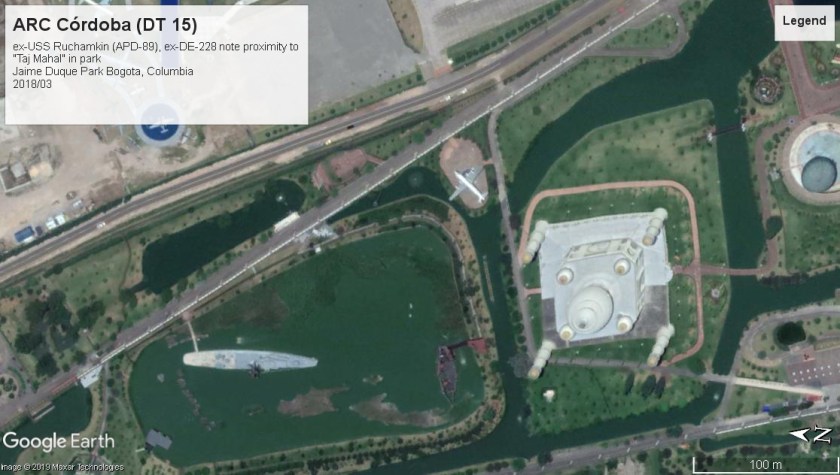 USS Ruchamkin (APD-89) Bagota 2018