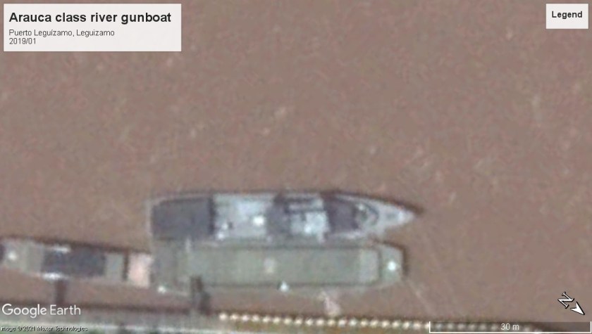 Arauca class gunboat Puerto Leguizamo 2019