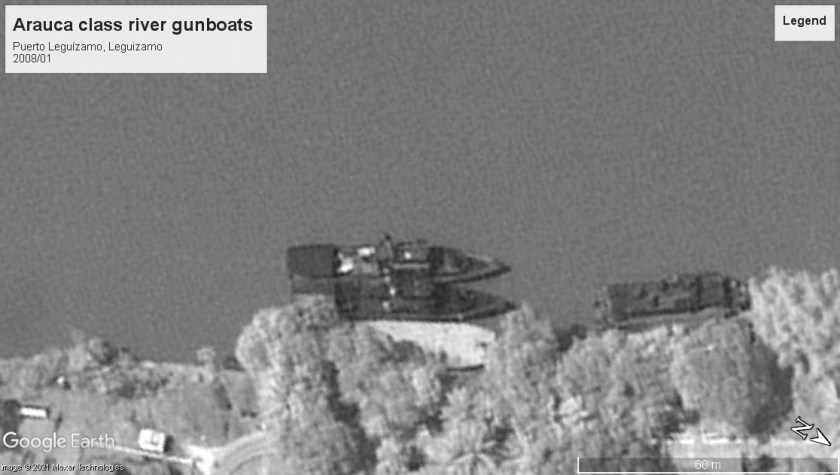 Arauca class gunboats Puerto Leguizamo 2008